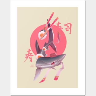 Sushi Shark Posters and Art